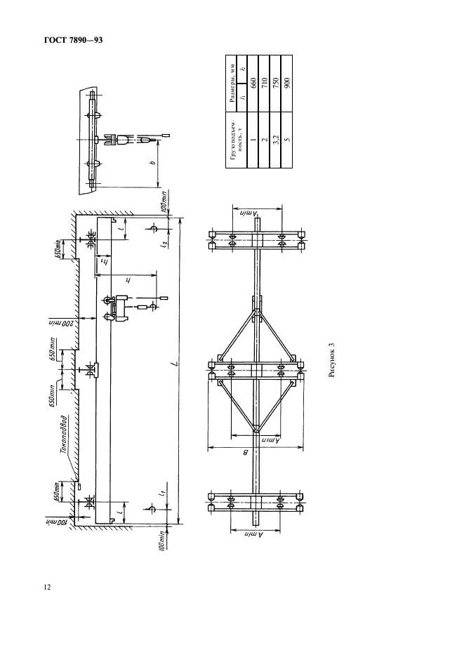 ГОСТ 7890-93 Краны мостовые однобалочные подвесные. Технические условия (фото 14 из 31)