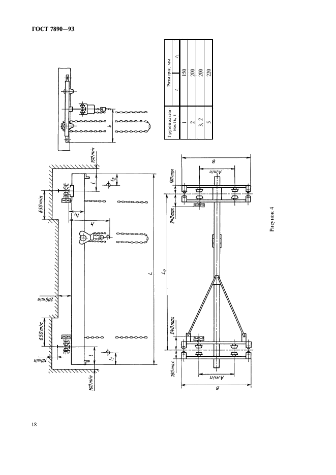 ГОСТ 7890-93 Краны мостовые однобалочные подвесные. Технические условия (фото 20 из 31)