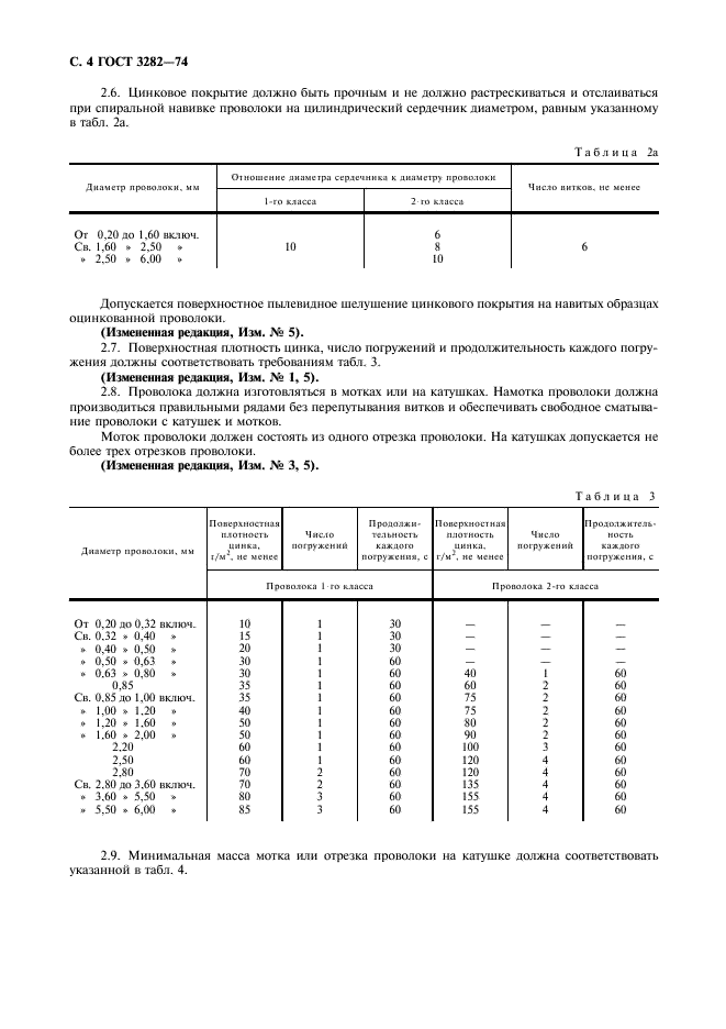 ГОСТ 3282-74 Проволока стальная низкоуглеродистая общего назначения. Технические условия (фото 5 из 11)