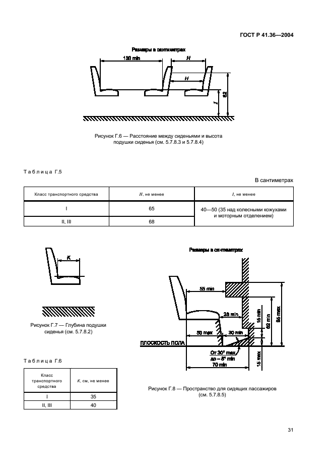 ГОСТ Р 41.36-2004 Единообразные предписания, касающиеся сертификации пассажирских транспортных средств большой вместимости в отношении общей конструкции (фото 34 из 45)