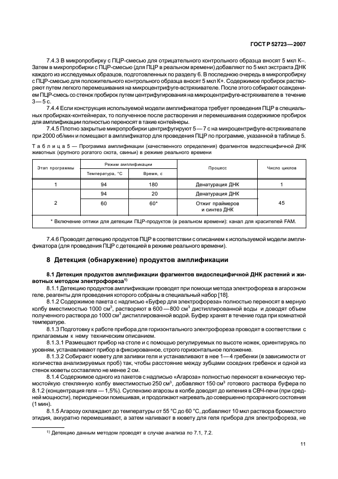 ГОСТ Р 52723-2007 Продукты пищевые и корма. Экспресс-метод определения сырьевого состава (молекулярный) (фото 15 из 21)