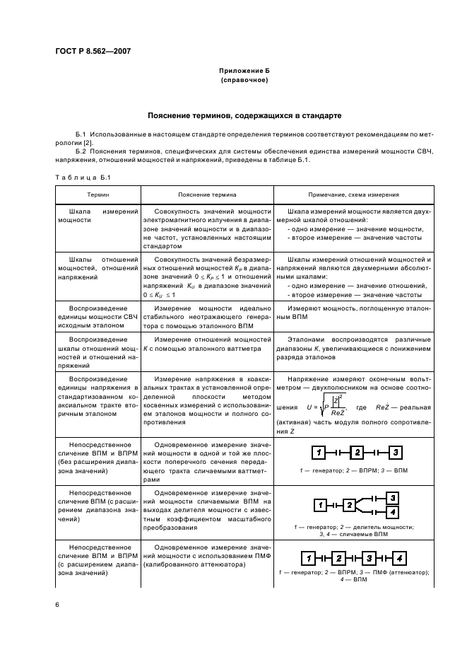 ГОСТ Р 8.562-2007 Государственная система обеспечения единства измерений. Государственная поверочная схема для средств измерений мощности и напряжения переменного тока синусоидальных электромагнитных колебаний (фото 10 из 16)
