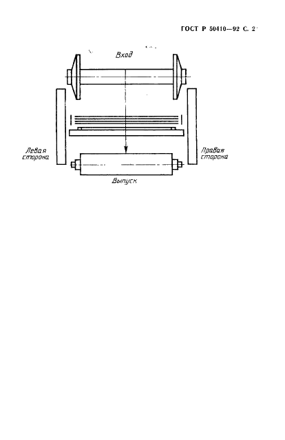 ГОСТ Р 50410-92 Машины текстильные и вспомогательное оборудование. Определение левой и правой сторон (фото 3 из 4)
