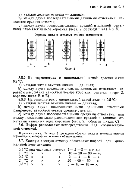 ГОСТ Р 50118-92 Термометры с вложенной шкалой длинные для точных измерений (фото 9 из 12)