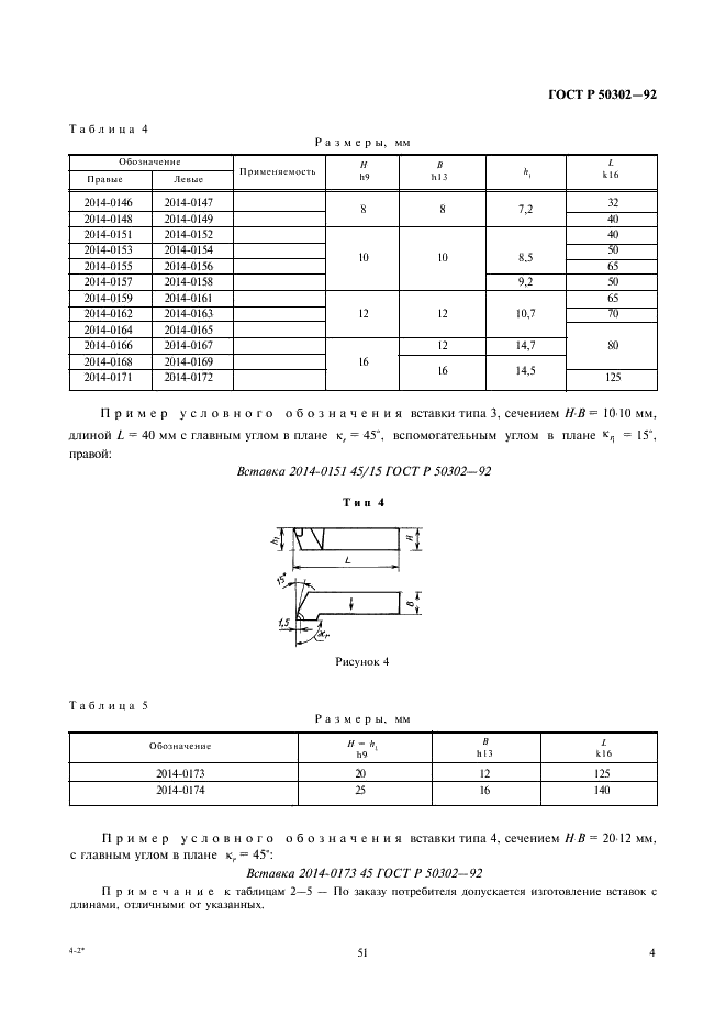 ГОСТ Р 50302-92 Вставки перетачиваемые для сборного инструмента, оснащенные сверхтвердым материалом (композитом). Технические условия (фото 5 из 10)