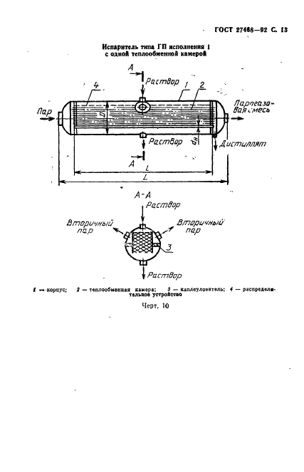 ГОСТ 27468-92 Оборудование тепломассобменное стационарных дистилляционных опреснительных установок. Общие технические требования (фото 14 из 93)