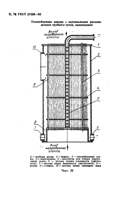 ГОСТ 27468-92 Оборудование тепломассобменное стационарных дистилляционных опреснительных установок. Общие технические требования (фото 77 из 93)