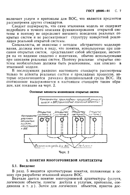 ГОСТ 28906-91 Системы обработки информации. Взаимосвязь открытых систем. Базовая эталонная модель (фото 9 из 92)