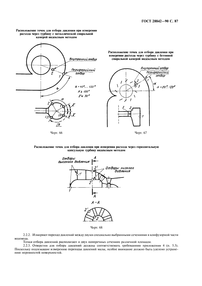ГОСТ 28842-90 Турбины гидравлические. Методы натурных приемочных испытаний (фото 89 из 107)