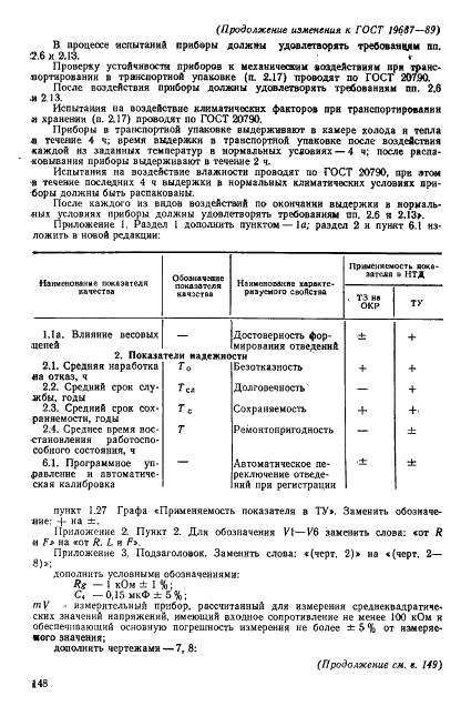 ГОСТ 19687-89 Приборы для измерения биоэлектрических потенциалов сердца. Общие технические требования и методы испытаний (фото 24 из 26)