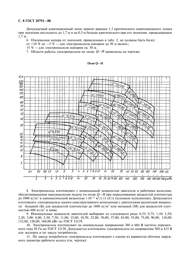 ГОСТ 20791-88 Электронасосы центробежные герметические. Общие технические требования (фото 9 из 12)