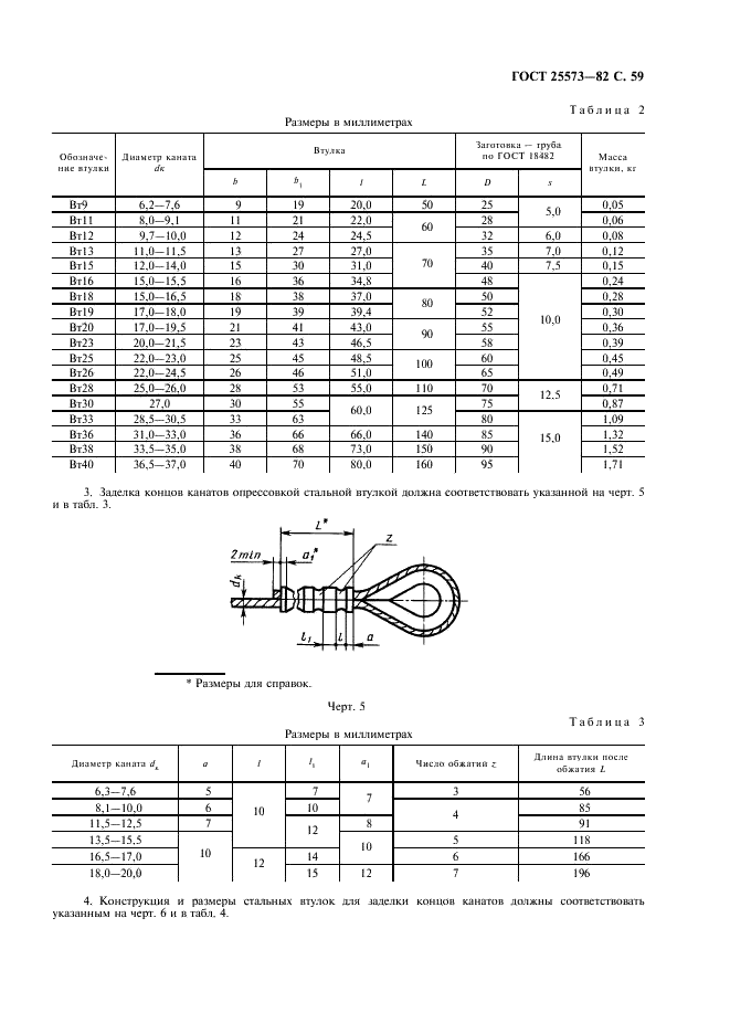 ГОСТ 25573-82 Стропы грузовые канатные для строительства. Технические условия (фото 60 из 65)