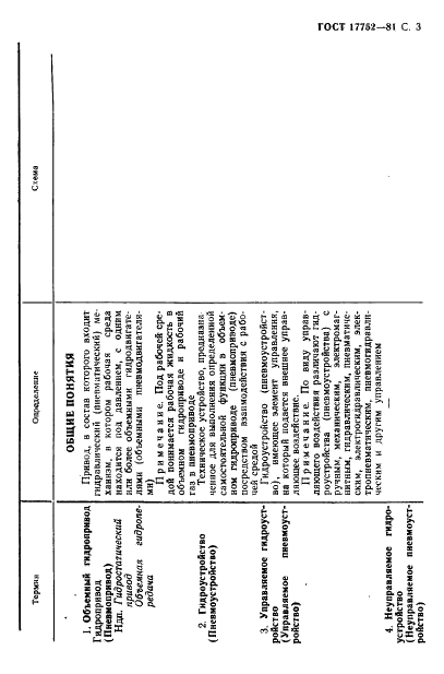 ГОСТ 17752-81 Гидропривод объемный и пневмопривод. Термины и определения (фото 4 из 73)