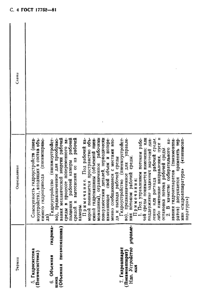 ГОСТ 17752-81 Гидропривод объемный и пневмопривод. Термины и определения (фото 5 из 73)