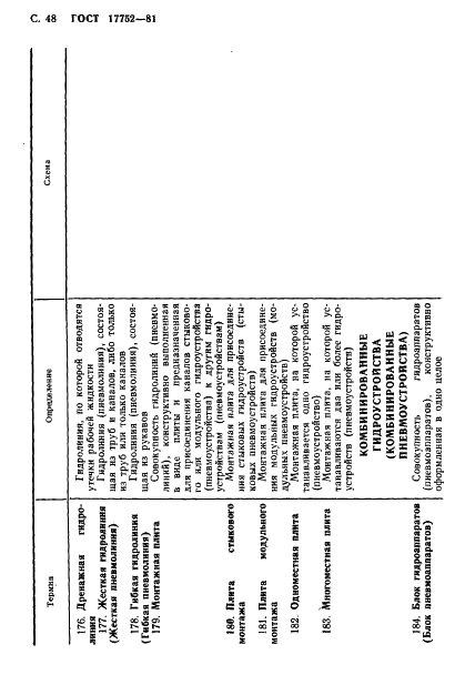 ГОСТ 17752-81 Гидропривод объемный и пневмопривод. Термины и определения (фото 49 из 73)