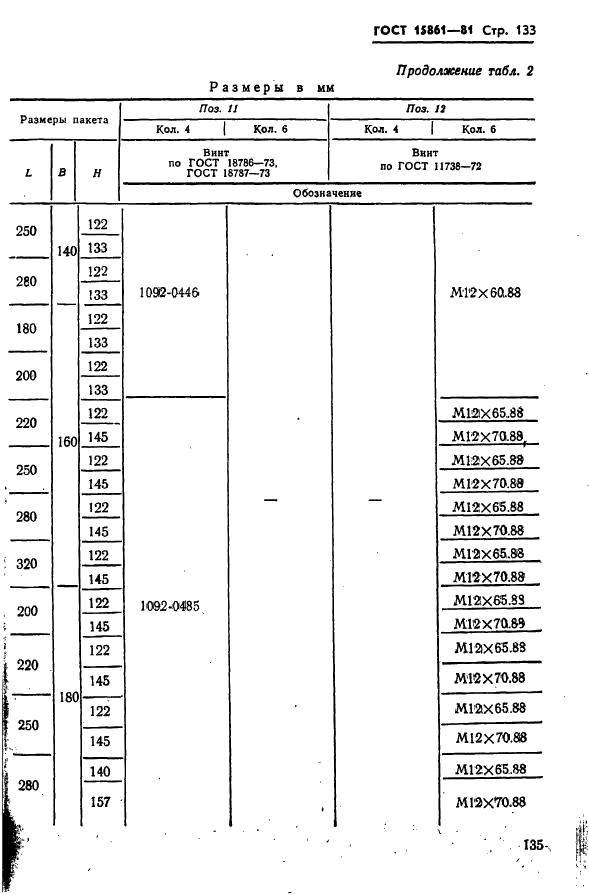 ГОСТ 15861-81 Плиты-заготовки прямоугольные пакетов штампов листовой штамповки для разделительных операций. Конструкция и размеры (фото 135 из 150)