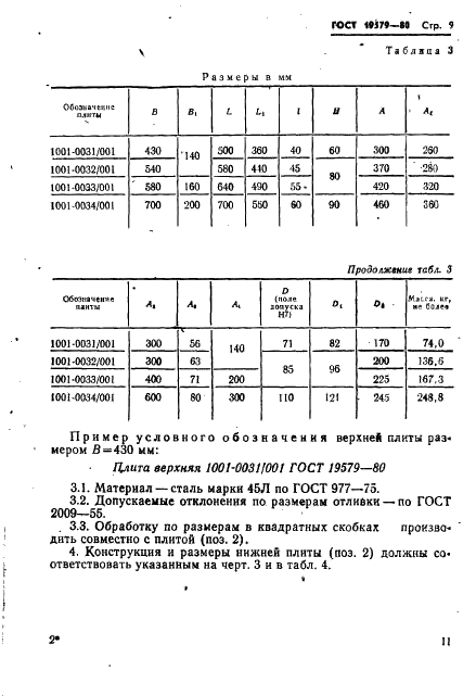 ГОСТ 19579-80 Блоки универсально-переналаживаемых штампов для точной объемной штамповки на кривошипных прессах. Конструкция и размеры (фото 12 из 36)