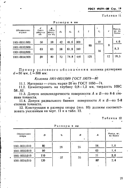 ГОСТ 19579-80 Блоки универсально-переналаживаемых штампов для точной объемной штамповки на кривошипных прессах. Конструкция и размеры (фото 22 из 36)