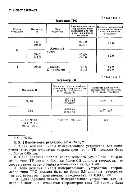 ГОСТ 23677-79 Твердомеры для металлов. Общие технические требования (фото 5 из 11)