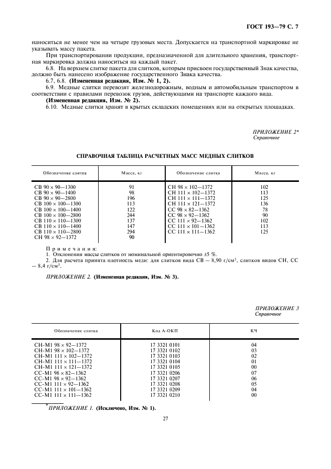 ГОСТ 193-79 Слитки медные. Технические условия (фото 7 из 11)