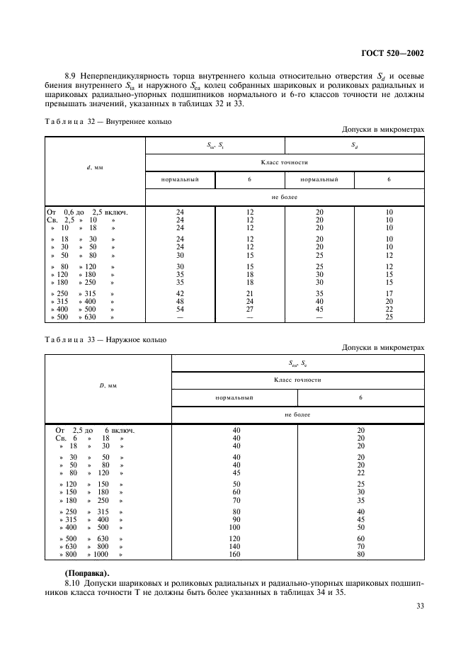 ГОСТ 520-2002 Подшипники качения. Общие технические условия (фото 36 из 70)