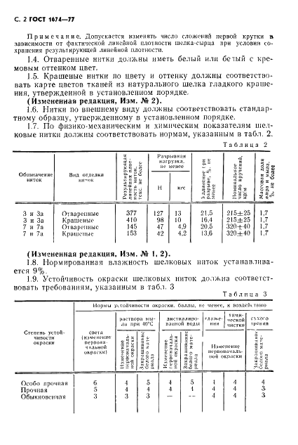 ГОСТ 1674-77 Нитки шелковые крученые. Технические условия (фото 4 из 8)