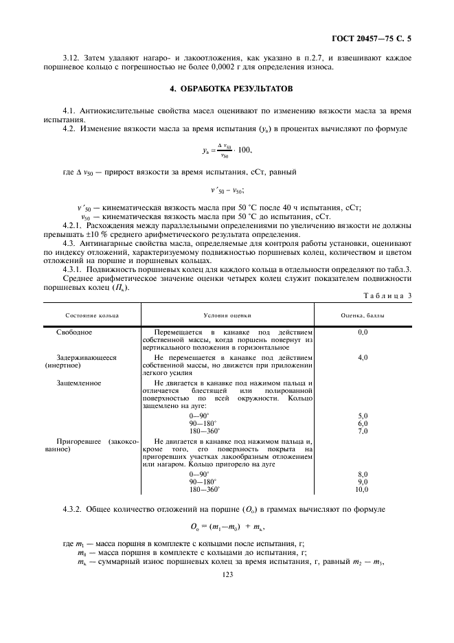 ГОСТ 20457-75 Масла моторные. Метод оценки антиокислительных свойств на установке ИКМ (фото 5 из 8)