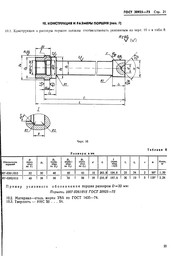 ГОСТ 20925-75 Блоки сменных пресс-форм с нижней загрузочной камерой для прессования изделий из реактопластов. Конструкция и размеры (фото 25 из 39)