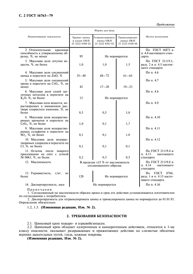 ГОСТ 16763-79 Крон цинковый. Технические условия (фото 3 из 15)
