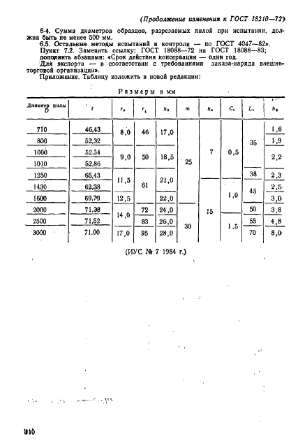 ГОСТ 18210-72 Пилы дисковые сегментные для легких сплавов. Технические условия (фото 22 из 31)