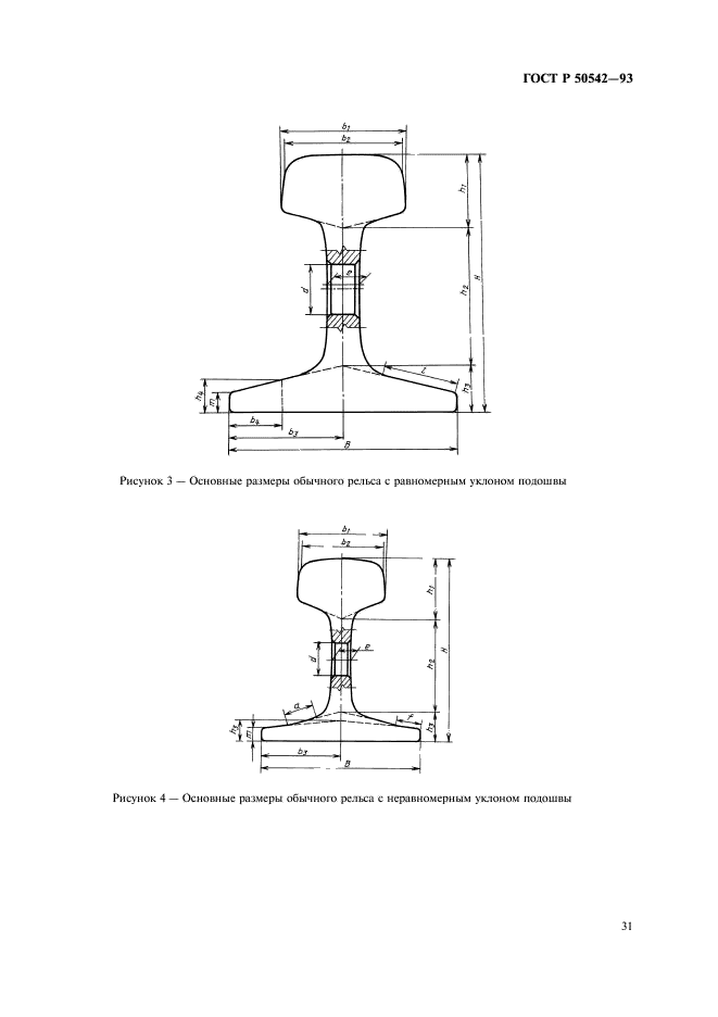 ГОСТ Р 50542-93 Изделия из черных металлов для верхнего строения рельсовых путей. Термины и определения (фото 33 из 36)