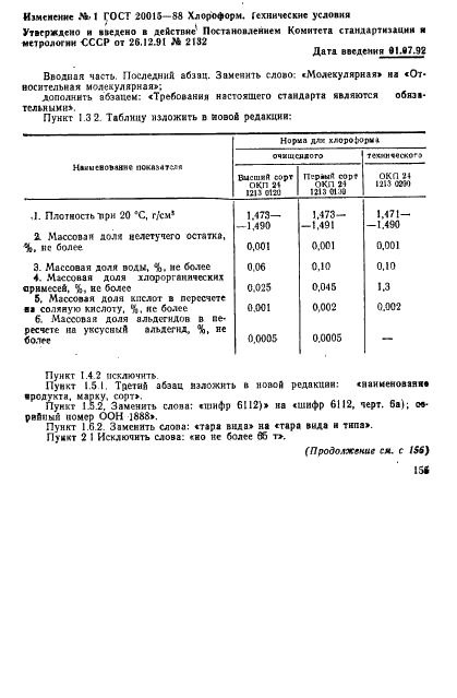 ГОСТ 20015-88 Хлороформ. Технические условия (фото 16 из 17)