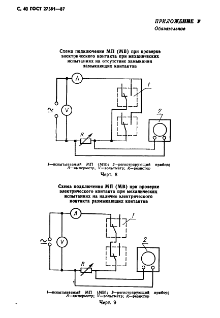 ГОСТ 27381-87 Микропереключатели и микровыключатели. Общие технические условия (фото 43 из 47)