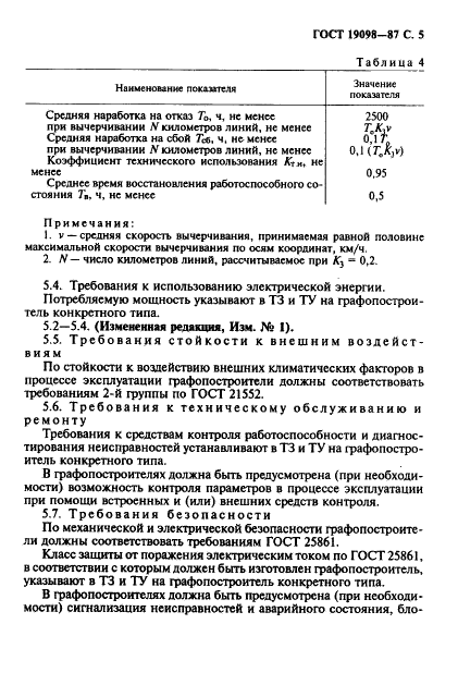 ГОСТ 19098-87 Графопостроители для электронных вычислительных машин. Общие технические условия (фото 6 из 23)