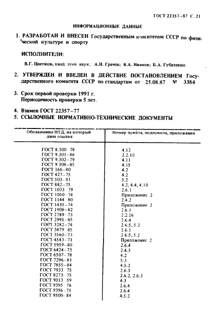 ГОСТ 22357-87 Коньки для фигурного катания. Общие технические условия (фото 22 из 23)