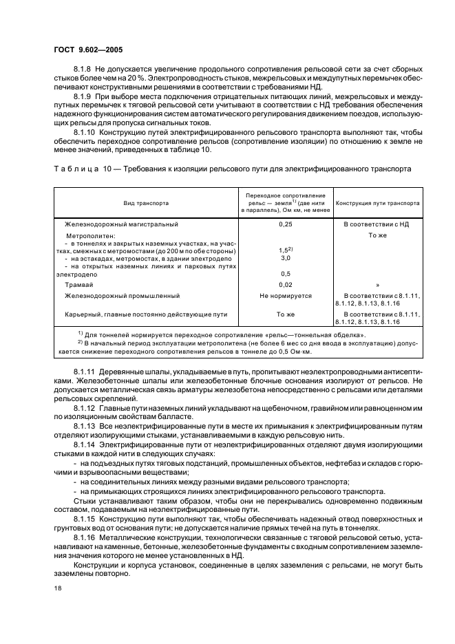 ГОСТ 9.602-2005 Единая система защиты от коррозии и старения. Сооружения подземные. Общие требования к защите от коррозии (фото 22 из 59)