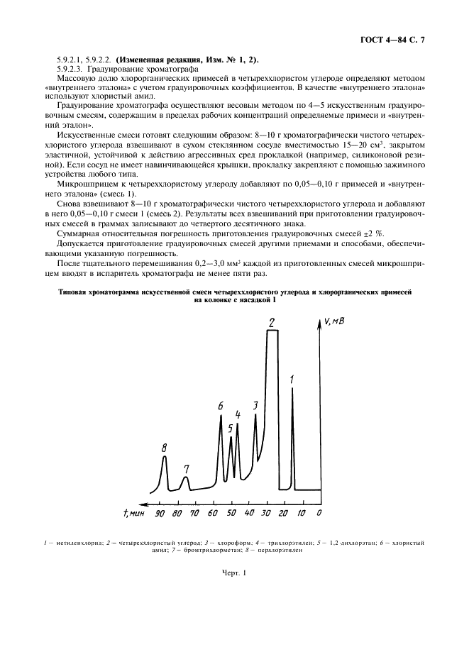 ГОСТ 4-84 Углерод четыреххлористый технический. Технические условия (фото 8 из 13)