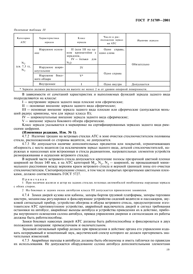 ГОСТ Р 51709-2001 Автотранспортные средства. Требования безопасности к техническому состоянию и методы проверки (фото 22 из 43)
