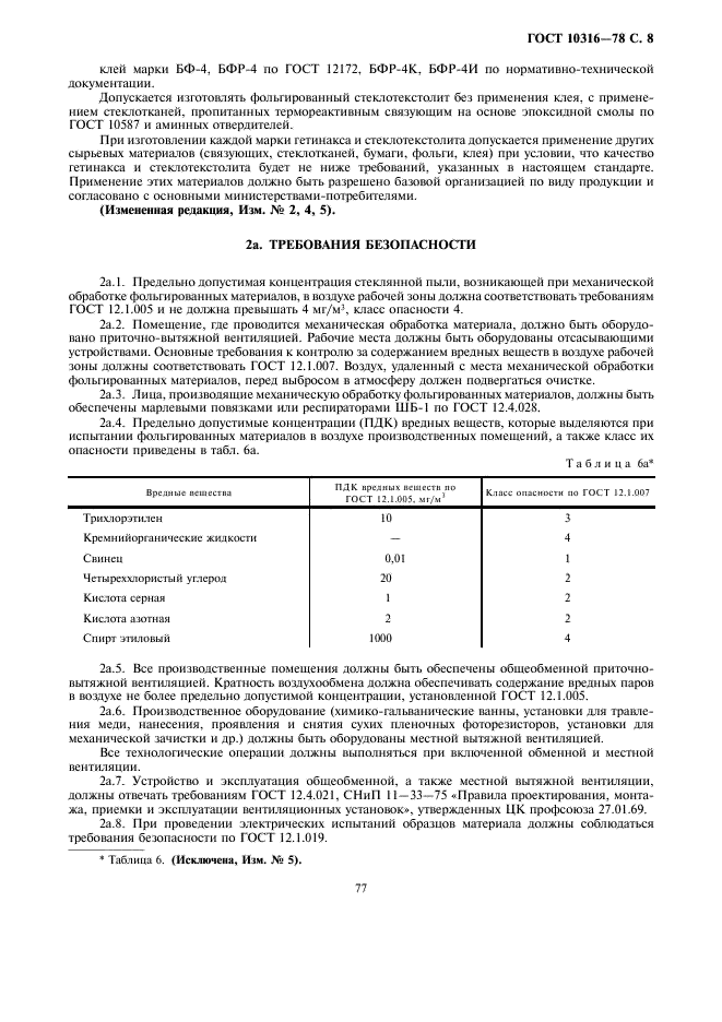 ГОСТ 10316-78 Гетинакс и стеклотекстолит фольгированные. Технические условия (фото 8 из 20)