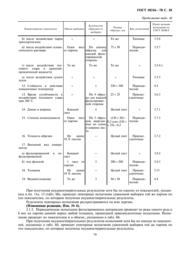 ГОСТ 10316-78 Гетинакс и стеклотекстолит фольгированные. Технические условия (фото 10 из 20)