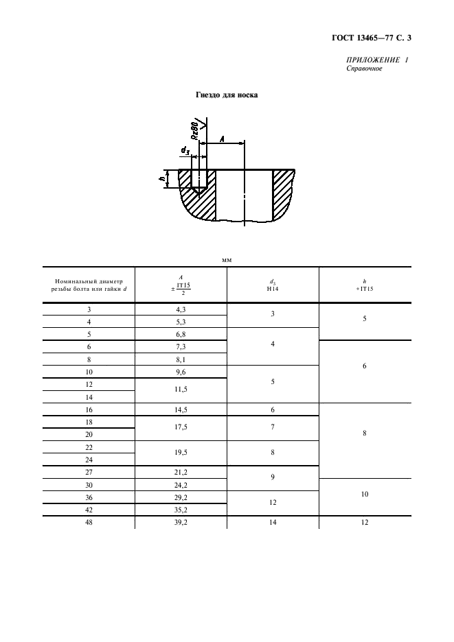 ГОСТ 13465-77 Шайбы стопорные с носком. Конструкция и размеры (фото 4 из 5)