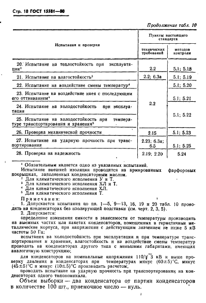 ГОСТ 15581-80 Конденсаторы связи и отбора мощности для линий электропередач. Технические условия (фото 19 из 45)