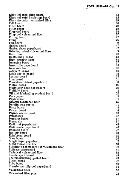 ГОСТ 17926-80 Картон и фибра. Термины и определения (фото 15 из 18)