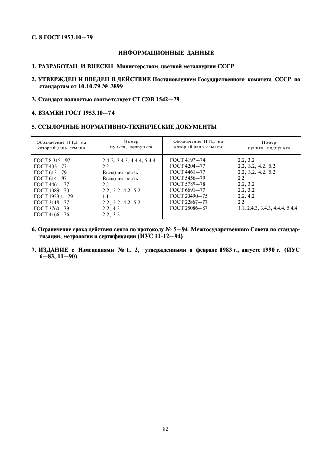 ГОСТ 1953.10-79 Бронзы оловянные. Методы определения сурьмы (фото 8 из 8)