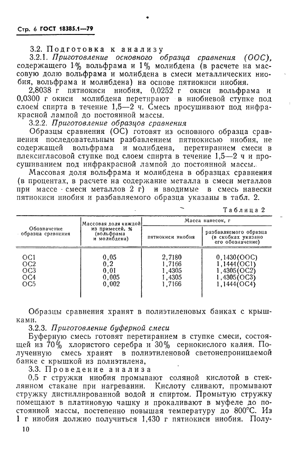 ГОСТ 18385.1-79 Ниобий. Методы определения вольфрама (фото 6 из 11)