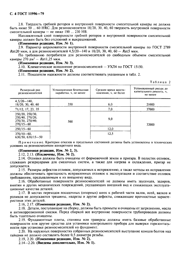 ГОСТ 11996-79 Резиносмесители периодического действия. Общие технические условия (фото 5 из 11)