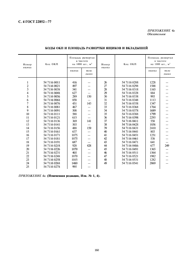 ГОСТ 22852-77 Ящики из гофрированного картона для продукции приборостроительной промышленности. Технические условия (фото 4 из 8)