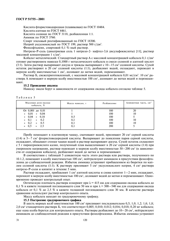 ГОСТ Р 51755-2001 Эмали силикатные (фритты). Методы анализа (фото 34 из 43)