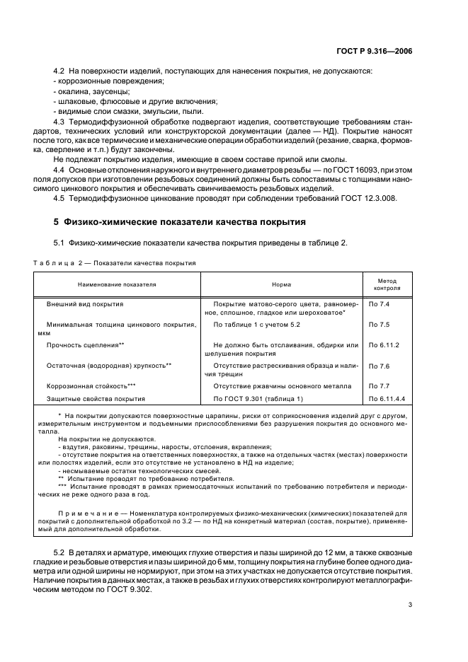 ГОСТ Р 9.316-2006 Единая система защиты от коррозии и старения. Покрытия термодиффузионные цинковые. Общие требования и методы контроля (фото 8 из 13)