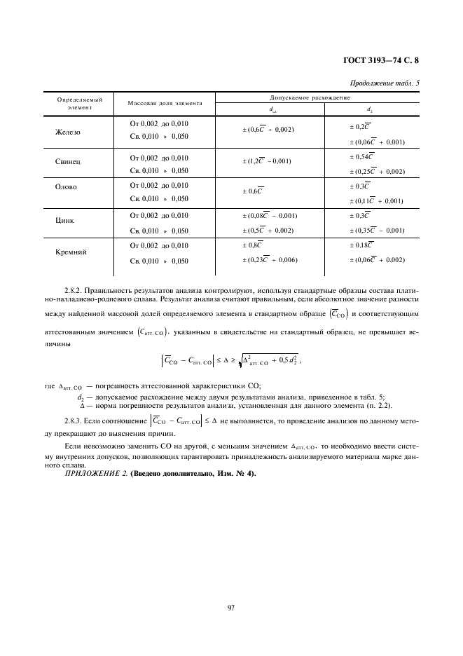 ГОСТ 3193-74 Сетки катализаторные из платиновых сплавов. Технические условия (фото 8 из 9)